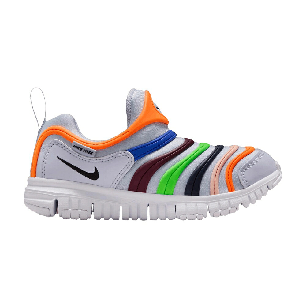 ナイキ ダイナモ フリー 黒色 ブラック 橙 オレンジ 'GHOST ORANGE' ジュニア キッズ NIKE DYNAMO FREE PS BLACK TOTAL / GHOST BLACK TOTAL ORANGE ベビー マタニティ スニーカー|スニケス