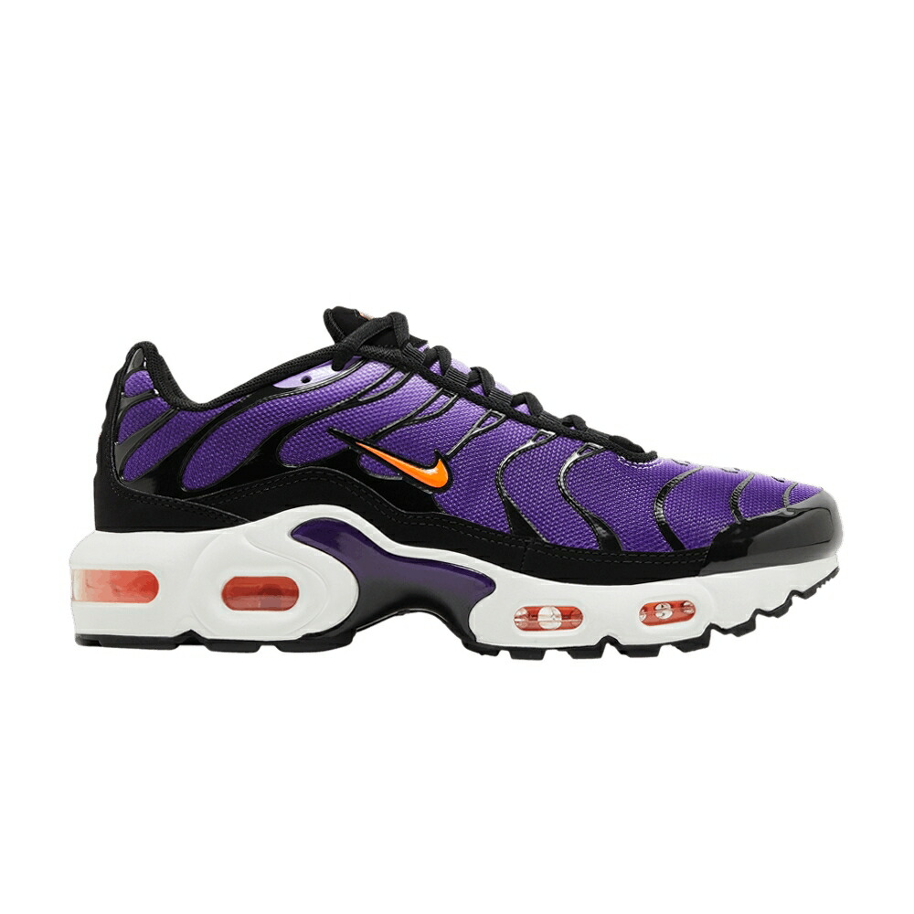 ナイキ マックス 黒色 ブラック 紫 パープル エアマックスプラス VOLTAGE PURPLE ジュニア キッズ NIKE AIR MAX PLUS OG GS 2024 / BLACK VOLTAGE PURPLE PURPLE ベビー マタニティ スニーカー