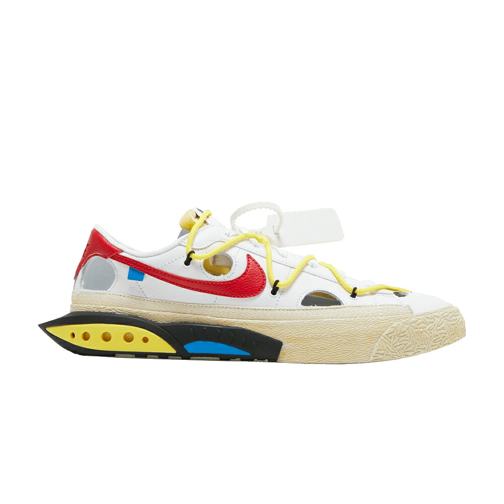ナイキ 象牙色 ブレイザー 白いこと 白いこと 赤 赤いこと \u0027WHITE RED\u0027 スニーカー メンズ NIKE OFF-WHITE X BLAZER LOW UNIVERSITY / WHITE UNIVERSITY RED