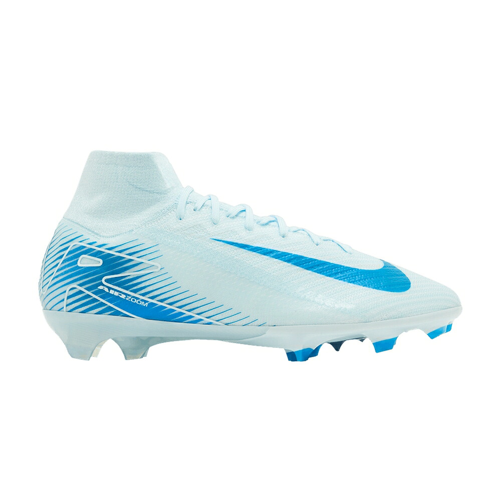 ナイキ 望遠レンズ エリート 青み 青色 \u0027MAD PACK\u0027 スニーカー メンズ NIKE ZOOM MERCURIAL SUPERFLY 10 ELITE FG AMBITION / GLACIER BLUE BLUE ORBIT