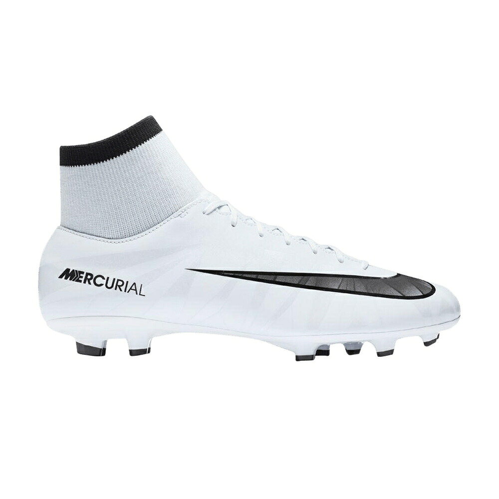 ナイキ 制覇 蹴球 青碧 青碧 黒いこと 黒いこと スニーカー メンズ NIKE MERCURIAL VICTORY 6 CR7 DF FG SOCCER CLEAT / BLUE TINT BLACK