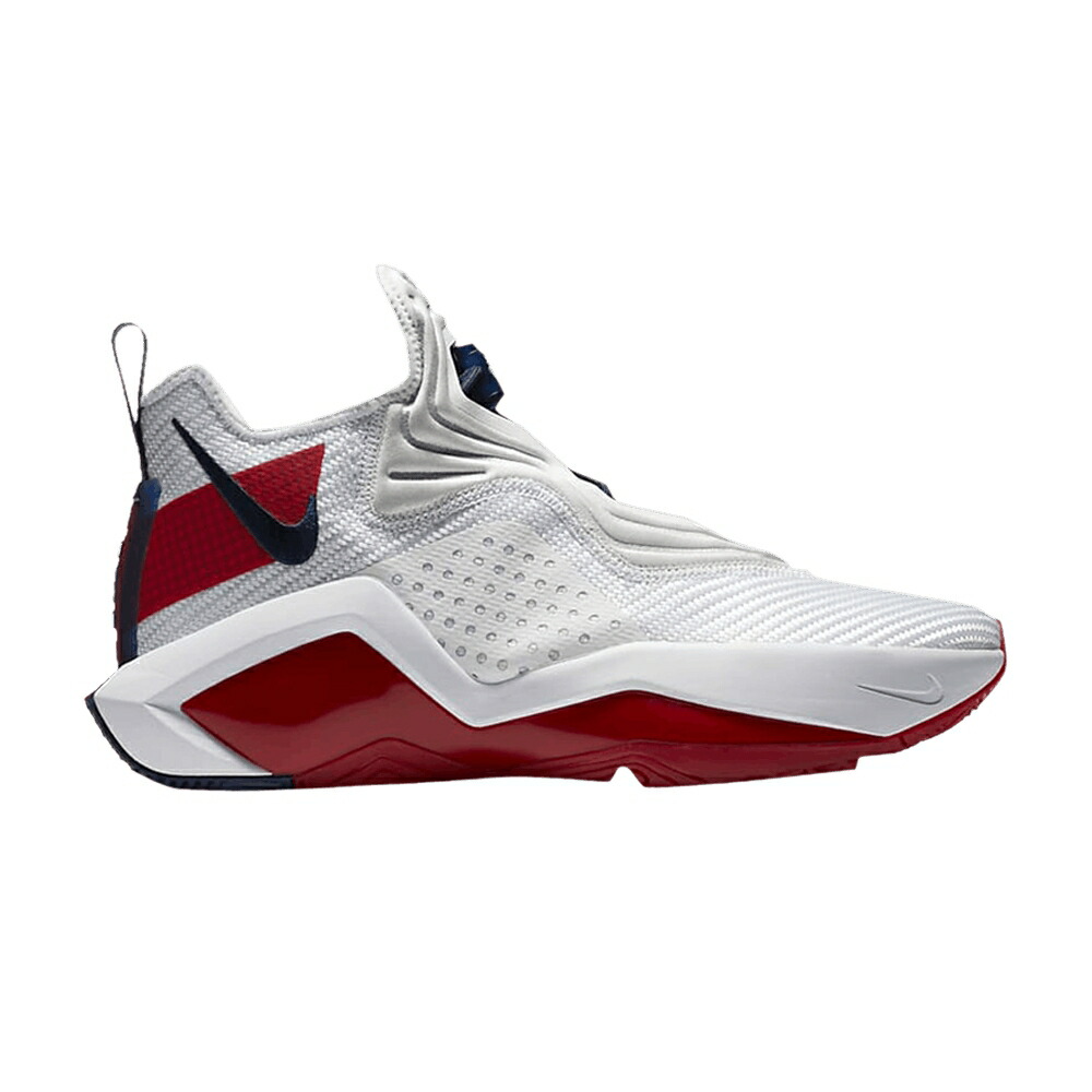 ナイキ レブロン ソルジャー 白色 ホワイト チーム 赤 レッド 紺色 ネイビー USA スニーカー メンズ NIKE LEBRON SOLDIER 14 / WHITE TEAM RED MIDNIGHT NAVY