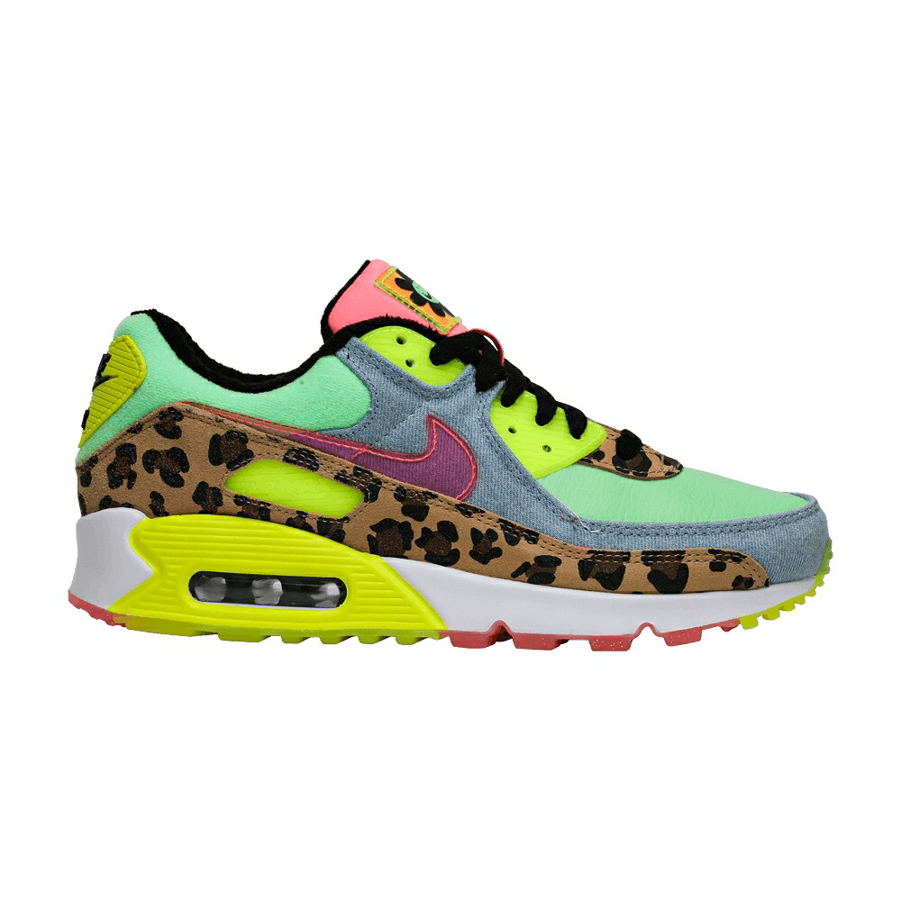 ナイキ マックス 緑 グリーン エアマックス 'ILLUSION GREEN' スニーカー レディース NIKE WMNS AIR MAX 90 LX / ILLUSION GREEN SUNSET PULSE|スニケス