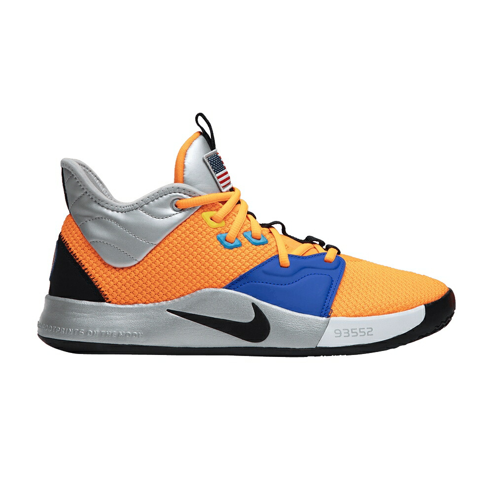 ナイキ 橙 オレンジ 黒色 ブラック 'ARMSTRONG 703' スニーカー メンズ NIKE NASA X PG 3 BUILDING / TOTAL ORANGE BLACK METALLIC
