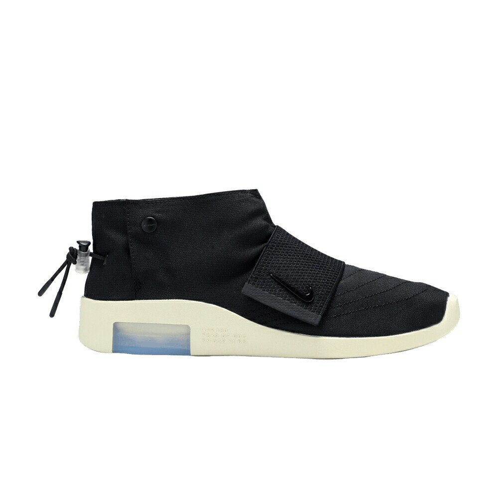 ナイキ メンズ 黒色 ブラック MEN フィアーオブゴッド BLACK スニーカー NIKE AIR FEAR OF GOD MOC / BLACK BLACK FOSSIL
