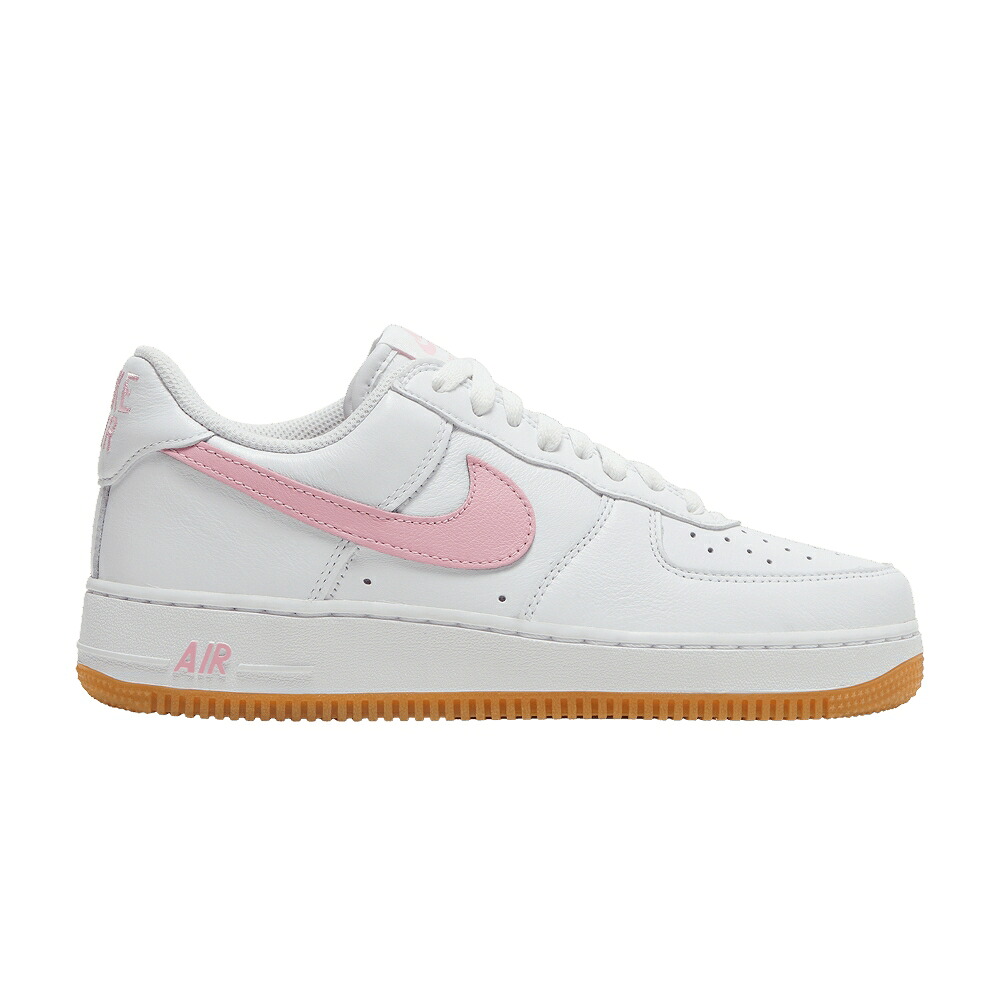 ナイキ 白いこと 白いこと さくら色 黄味がかった 黄み 空軍 \u0027COLOR PINK\u0027 スニーカー メンズ NIKE AIR FORCE 1 LOW OF THE MONTH - WHITE / WHITE PINK GUM YELLOW METALLIC スニーカー-靴