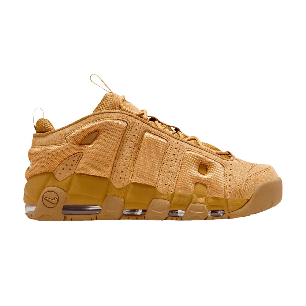 ナイキ 脹れ上がるペース ウィート エアモアアップテンポ モアテン \u0027FLAX\u0027 スニーカー メンズ NIKE AIR MORE UPTEMPO LOW / FLAX WHEAT