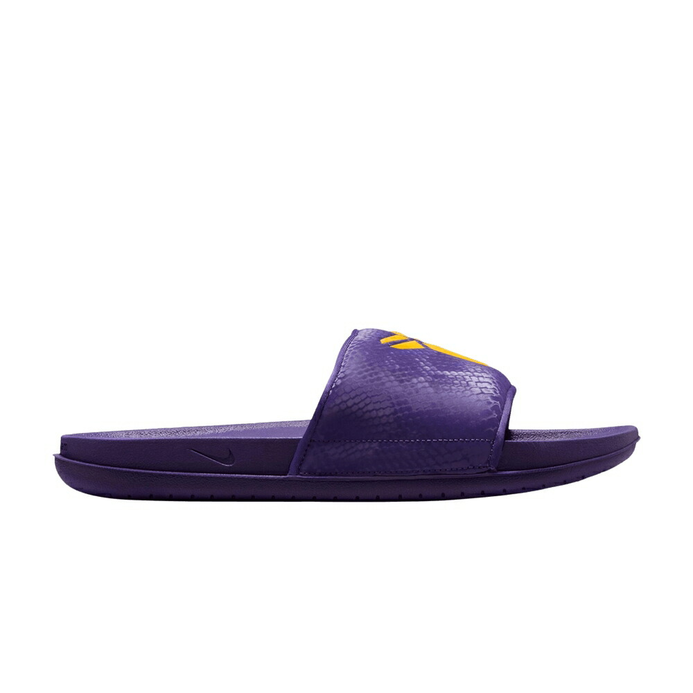 ナイキ コービー ブライアント サンダル 紫 パープル ゴールド \u0027PURPLE GOLD\u0027 スニーカー メンズ NIKE KOBE BRYANT X OFFCOURT SLIDE UNIVERSITY / PURPLE UNIVERSITY GOLD