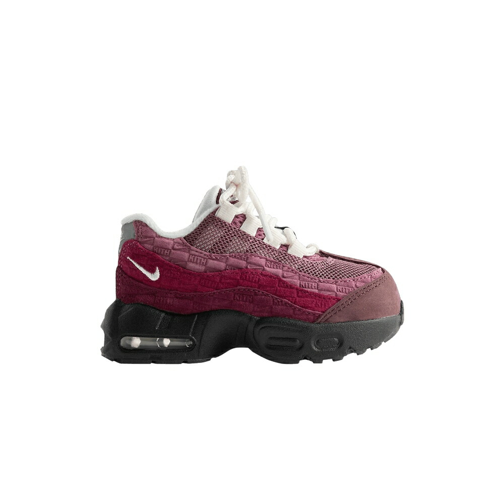 ナイキ マックス エアマックス 'EL DORADO' ベビー NIKE KITH X AIR MAX 95 TD / EL DORADO SAIL DARK BEETROOT