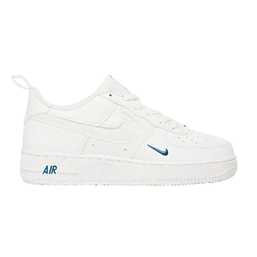 ナイキ 白いこと 白いこと 青碧 青色 空軍 \u0027WHITE BLUE\u0027 御坊っちゃん キッズ NIKE AIR FORCE 1 LOW LV8 GS / WHITE BLUE もの言う花 マタニティ スニーカー キッズ・ベビー・マタニティ-キッズファッション-靴