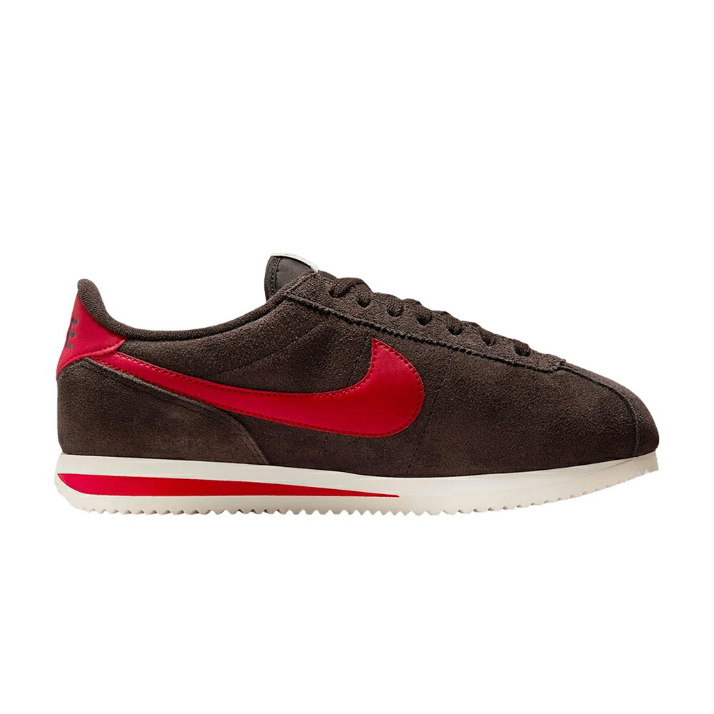 ナイキ コルテッツ 茶色 ブラウン 赤 レッド 'VELVET RED' スニーカー レディース NIKE WMNS CORTEZ BROWN UNIVERSITY / VELVET BROWN SAIL UNIVERSITY RED
