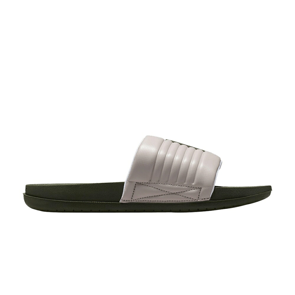 ナイキ サンダル カーゴ カーキ カレッジ 灰色 グレー 白色 ホワイト 'CARGO KHAKI' スニーカー メンズ NIKE OFFCOURT ADJUST SLIDE / CARGO KHAKI COLLEGE GREY WHITE