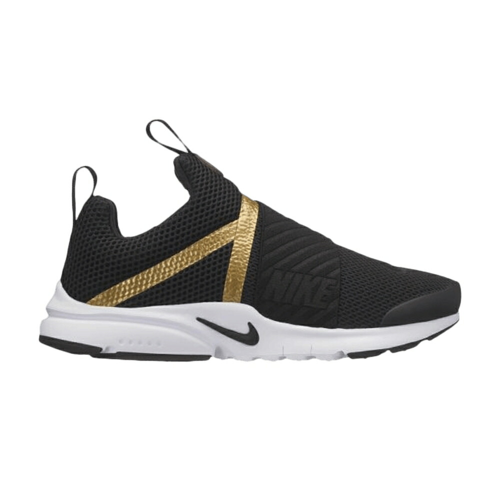 ナイキ プレスト 黒色 ブラック ゴールド 白色 ホワイト 'METALLIC GOLD' ジュニア キッズ NIKE PRESTO EXTREME GS / BLACK BLACK METALLIC GOLD WHITE ベビー マタニティ スニーカー