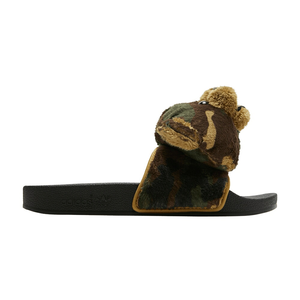 アディダス ジェレミー アディレッタ サンダル 中核グループ 黒いこと 黒いこと \u0027CAMO TEDDY\u0027 スニーカー メンズ ADIDAS JEREMY SCOTT X ADILETTE SLIDE / CORE BLACK CORE BLACK CORE BLACK