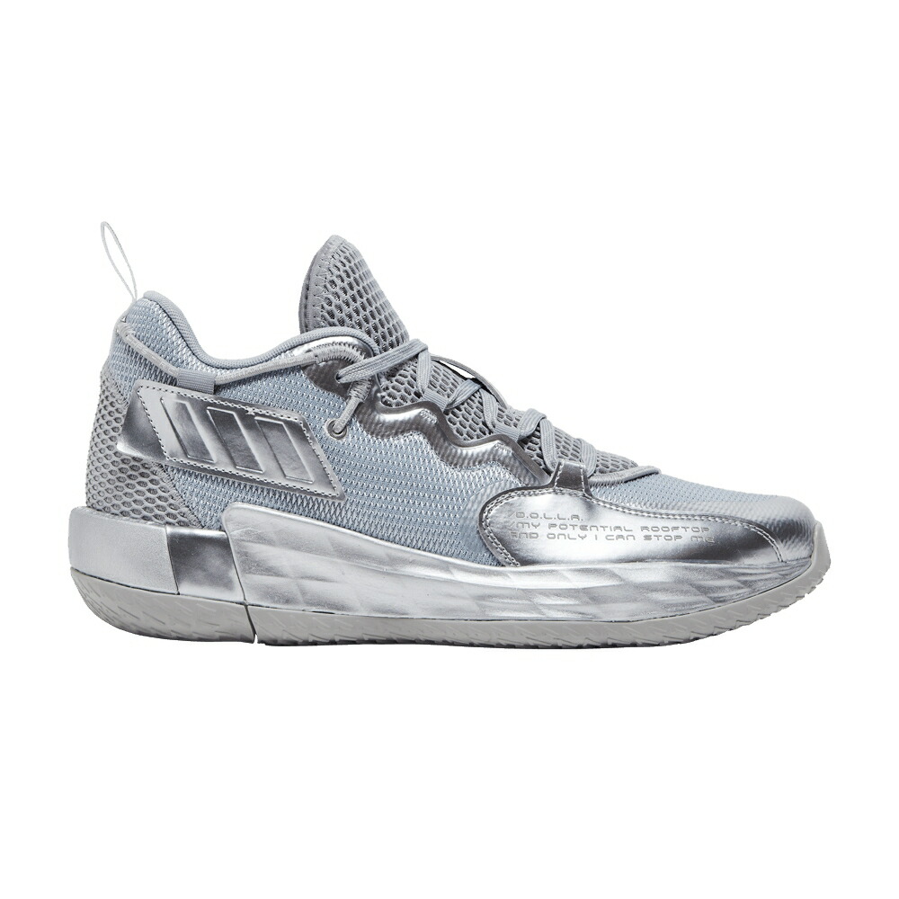 アディダス 薄墨色 薄墨色 しろがね色 しろがね色 \u0027SILVER METALLIC\u0027 スニーカー メンズ ADIDAS DAME 7 EXTPLY / GREY TWO SILVER METALLIC CLOUD