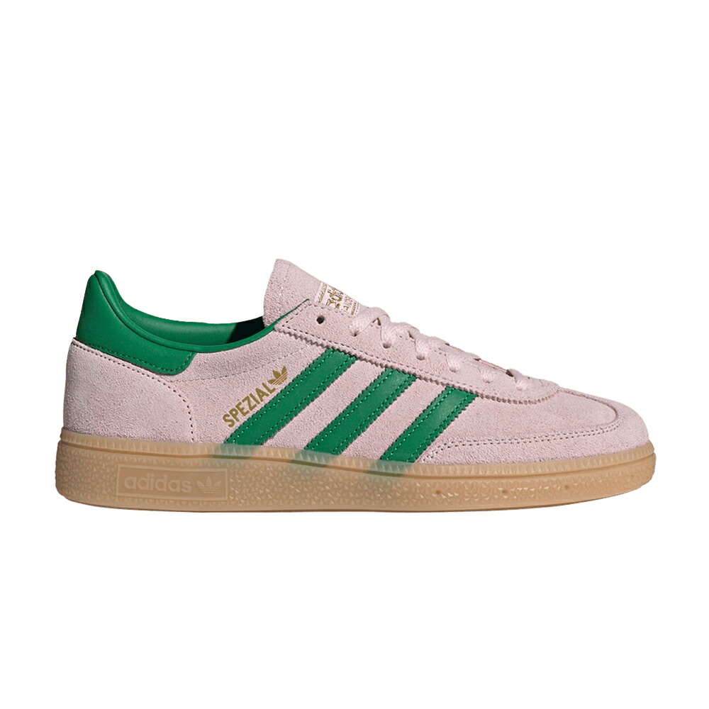 アディダス ハンドボール スペシアル サクラ色 緑 緑であること ゴールド \u0027CLEAR GREEN\u0027 スニーカー レディース ADIDAS WMNS HANDBALL SPEZIAL PINK / CLEAR PINK GREEN GOLD METALLIC