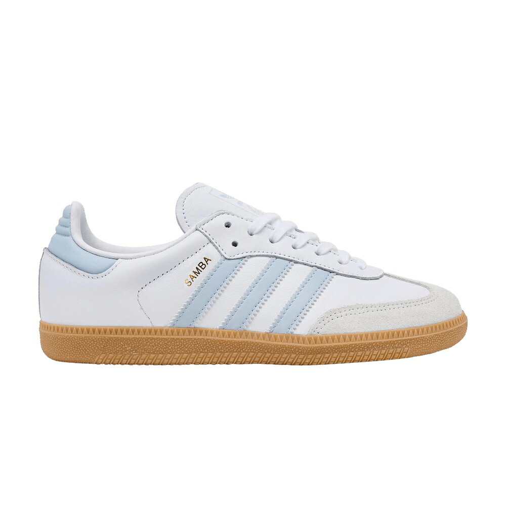アディダス サンバ 青色 ブルー 白色 ホワイト 'WHITE GUM' スニーカー メンズ ADIDAS SAMBA OG J HALO BLUE / WHITE HALO BLUE GUM