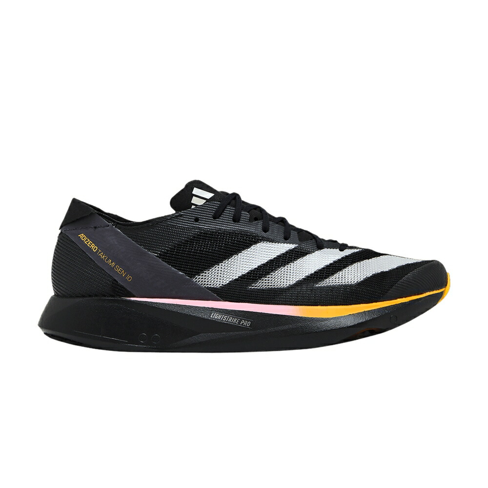 アディダス アディゼロ 中核グループ 黒いこと 黒いこと 絶無 \u00272024 PACK\u0027 スニーカー メンズ ADIDAS ADIZERO TAKUMI SEN 10 ATHLETE / CORE BLACK ZERO METALLIC SPARK