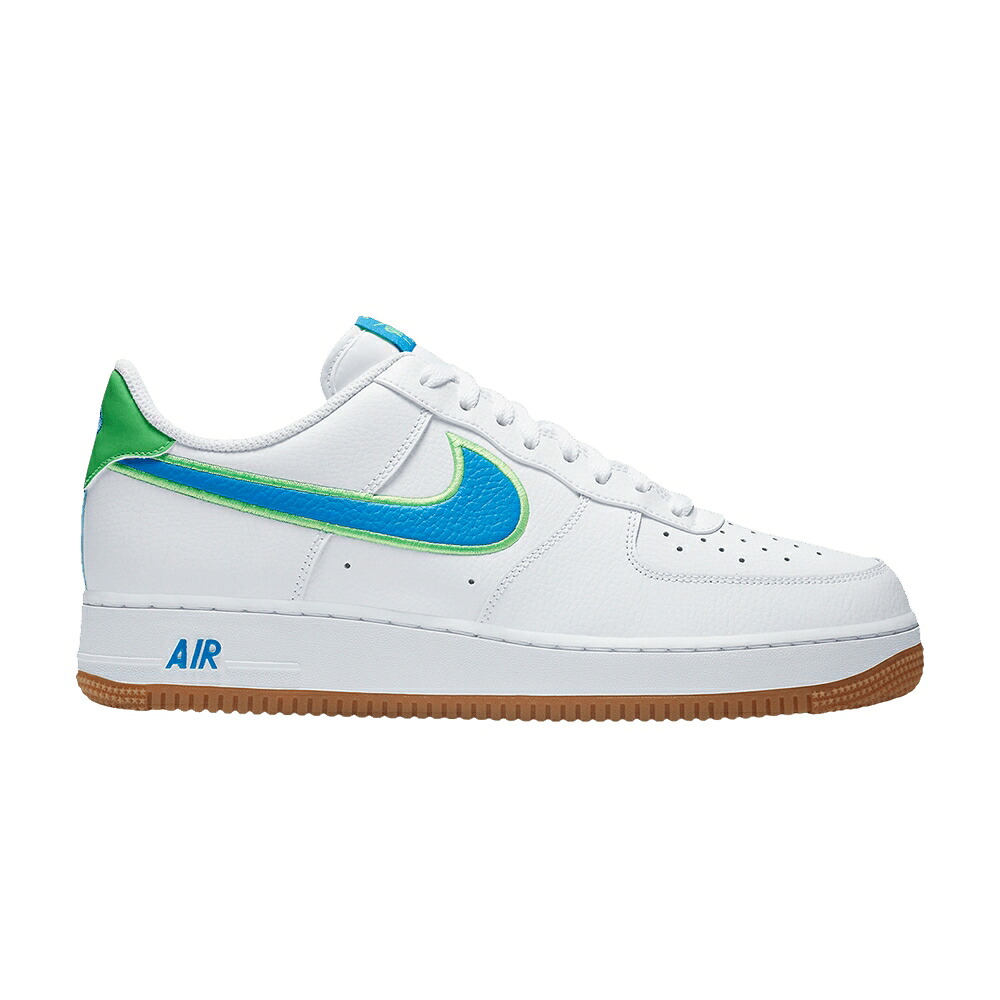ナイキ 青み 青色 空軍 \u0027WHITE GREEN\u0027 スニーカー メンズ NIKE AIR FORCE 1 LOW BRIGHT BLUE /