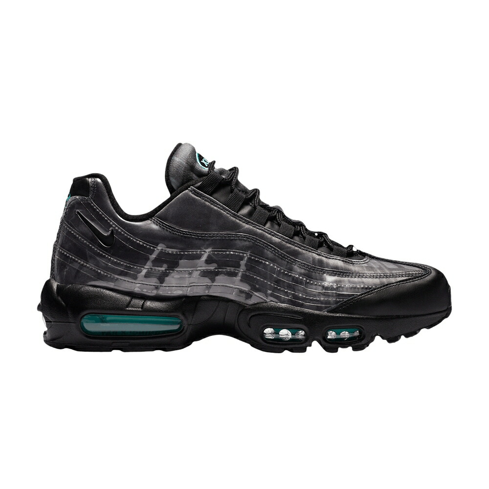 ナイキ マックス 黒いこと 黒いこと 緑 緑であること 大気圏マックス \u0027BLACK GREEN\u0027 スニーカー メンズ NIKE AIR MAX 95 AURORA / BLACK BLACK AURORA GREEN SMOKE