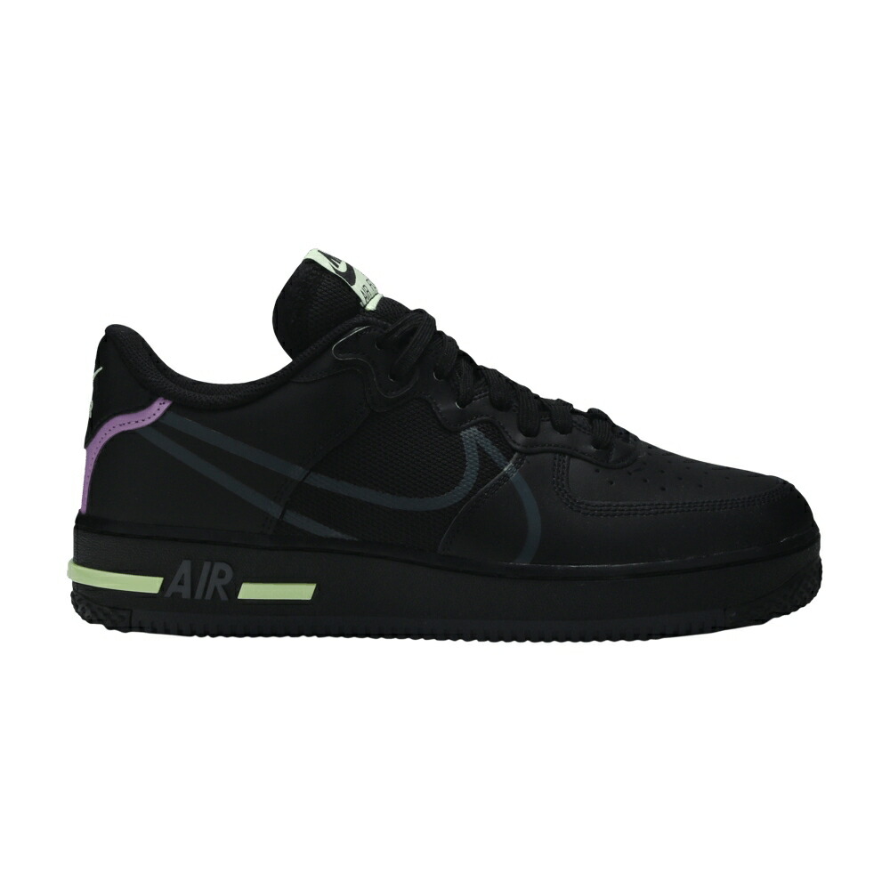 ナイキ リアクト 紫 相撲取り草 空軍 \u0027VIOLET STAR\u0027 スニーカー メンズ NIKE AIR FORCE 1 REACT / ANTHRACITE VIOLET STAR BARELY