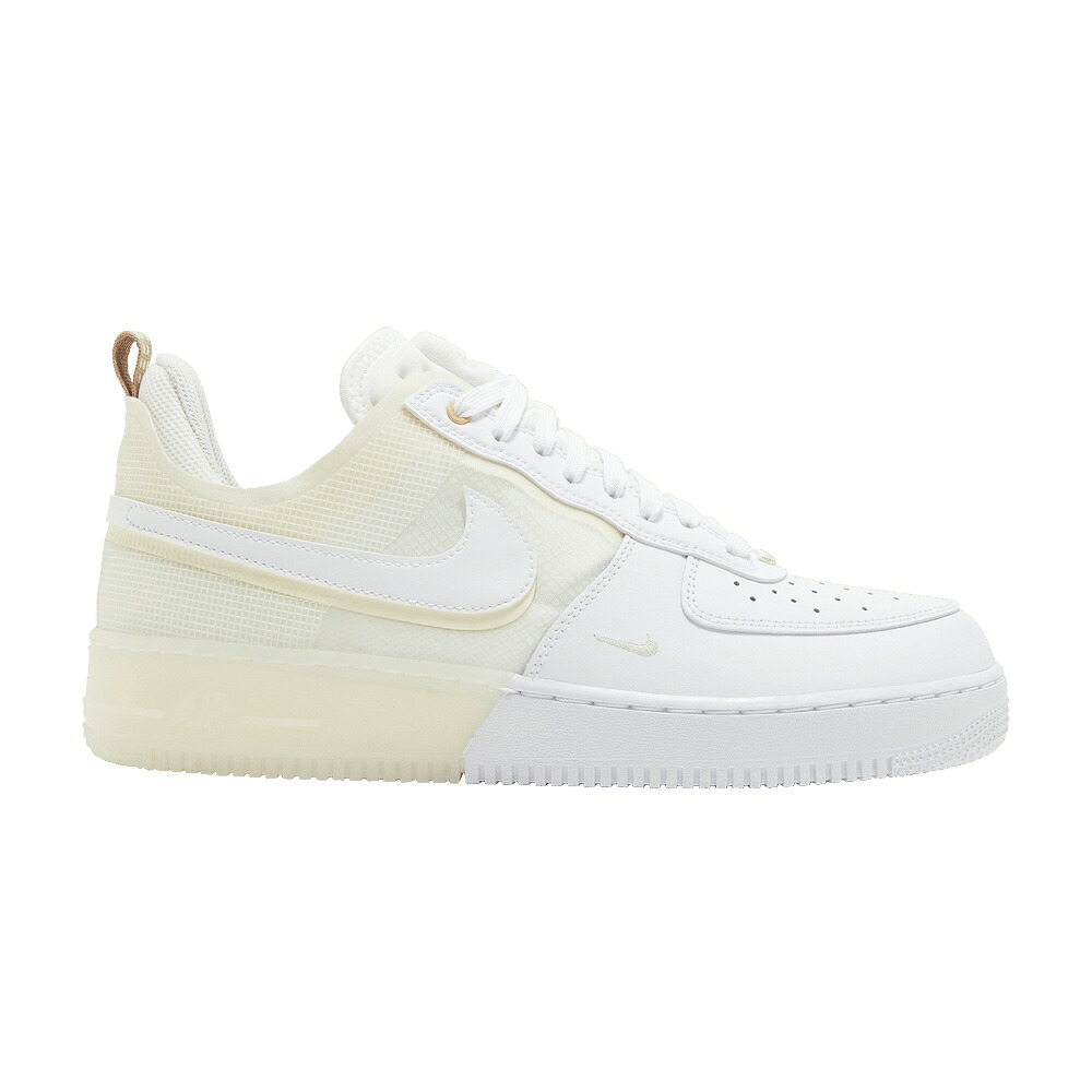 ナイキ リアクト 白いこと 白いこと 空軍 \u0027COCONUT MILK\u0027 スニーカー メンズ NIKE AIR FORCE 1 REACT / WHITE COCONUT MILK LIGHT IRON