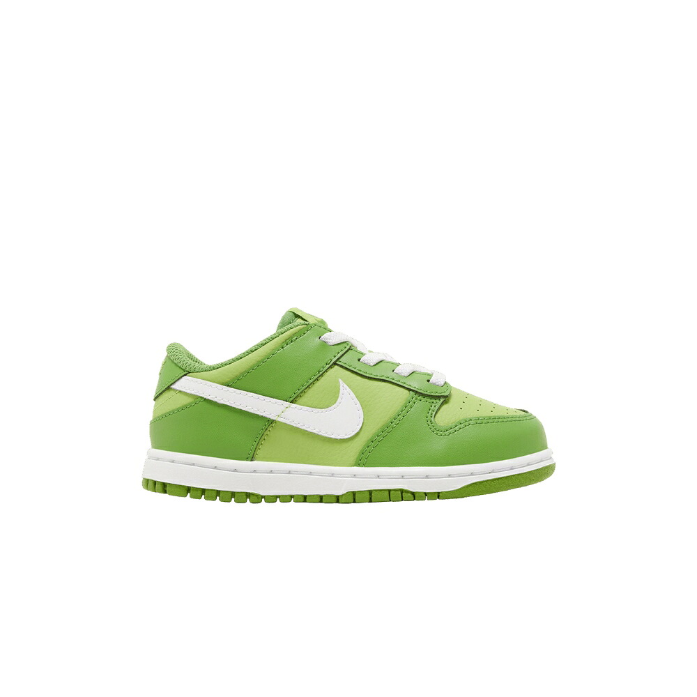 ナイキ ダンク 緑 グリーン 白色 ホワイト ダンクロー 'CHLOROPHYLL' ベビー NIKE DUNK LOW TD / CHLOROPHYLL VIVID GREEN WHITE｜スニケス 25,234円