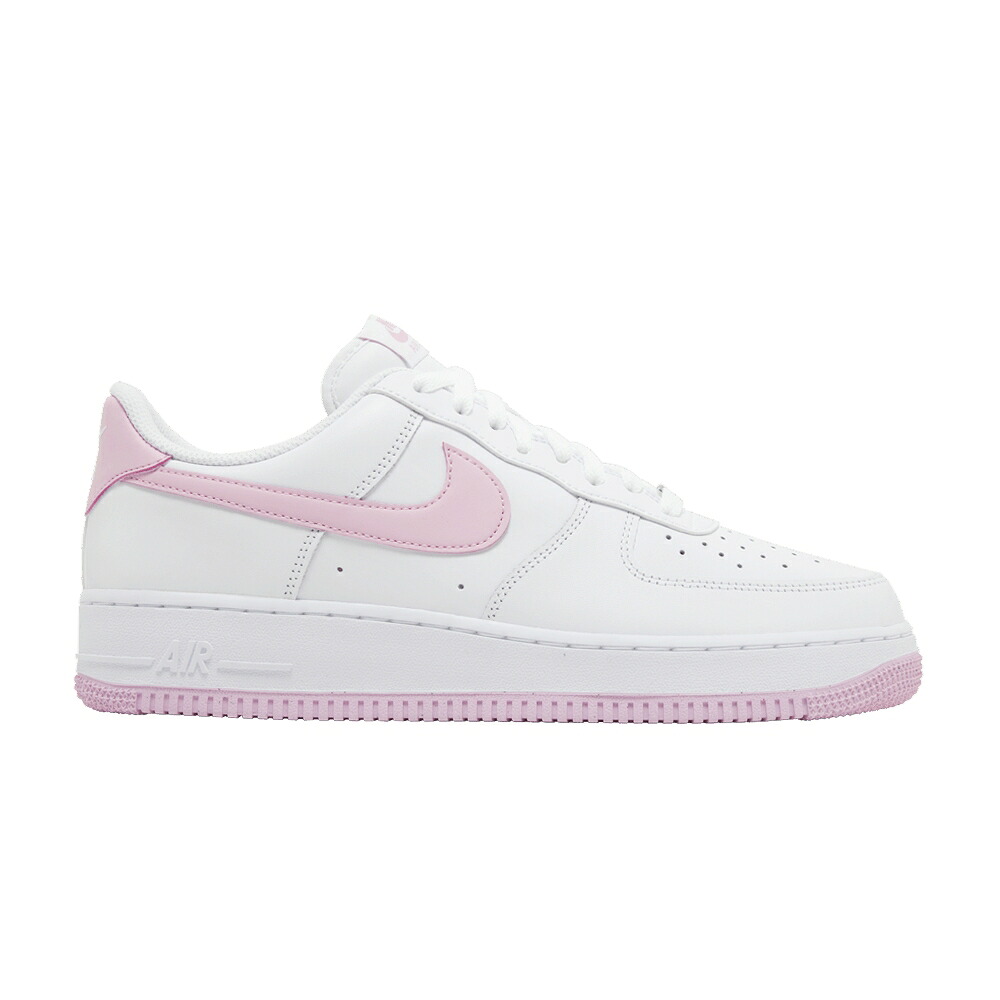 ナイキ 白いこと 白いこと サクラ色 ライズ 空軍 \u002707 \u0027BUBBLEGUM\u0027 スニーカー メンズ NIKE AIR FORCE 1 / WHITE PINK RISE WHITE