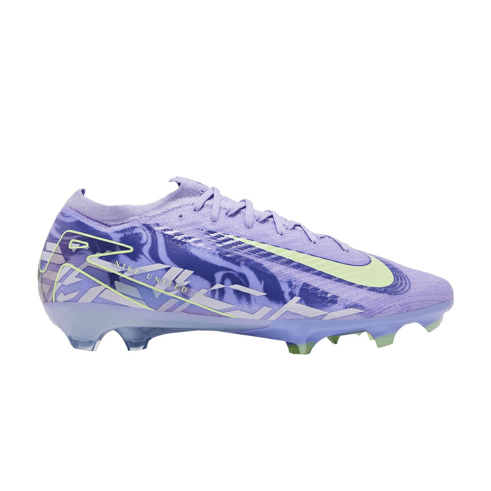 ナイキ 望遠レンズ エリート 紫 パープル \u0027UNITED 2025\u0027 スニーカー メンズ NIKE ZOOM MERCURIAL VAPOR 16 ELITE FG PACK / PURPLE AGATE BARELY VOLT