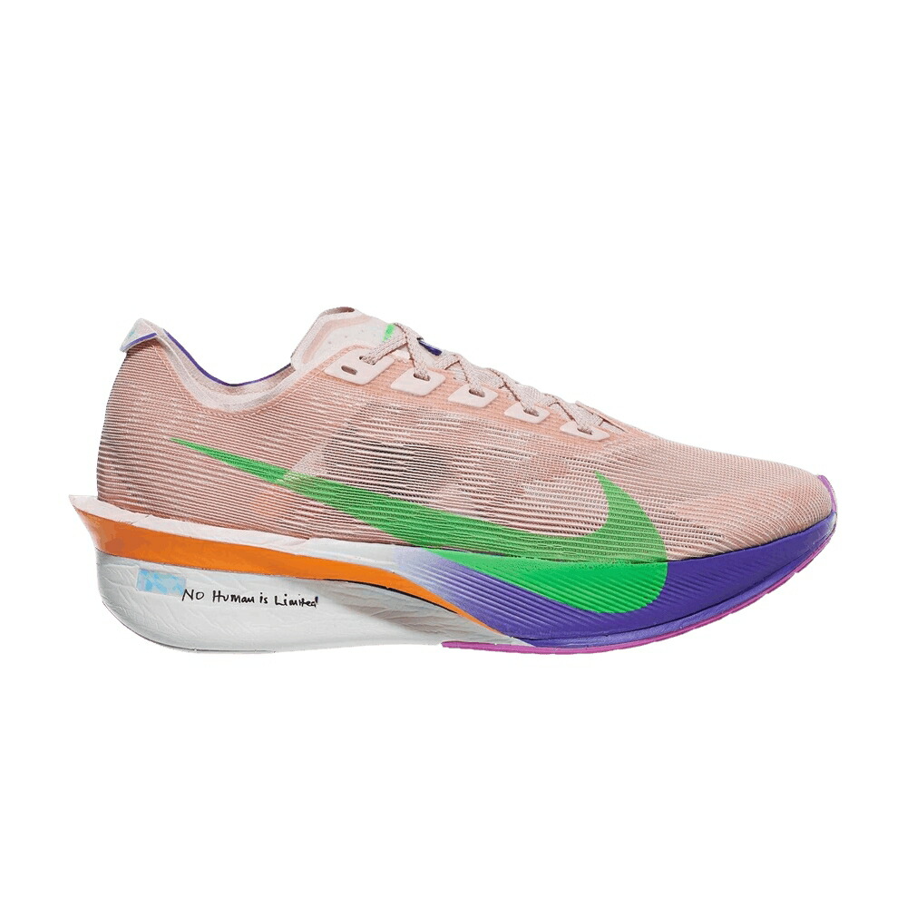 ナイキ 赤 赤いこと 緑 緑であること ぼうぜん自失 NEXT% \u0027NO LIMITED\u0027 スニーカー レディース NIKE ELIUD KIPCHOGE X WMNS ZOOMX VAPORFLY HUMAN IS / SILT RED GREEN SHOCK PERSIAN