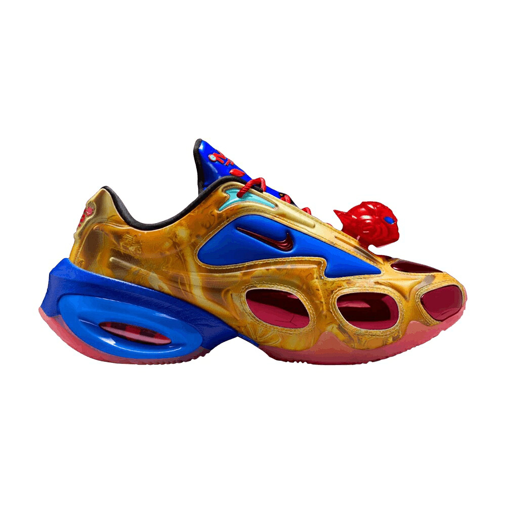 ナイキ マックス ゴールド 赤 赤いこと エア湖マックス \u0027METALLIC GOLD\u0027 スニーカー レディース NIKE WINDOWSEN X WMNS AIR MAX MUSE / METALLIC GOLD CHILE RED