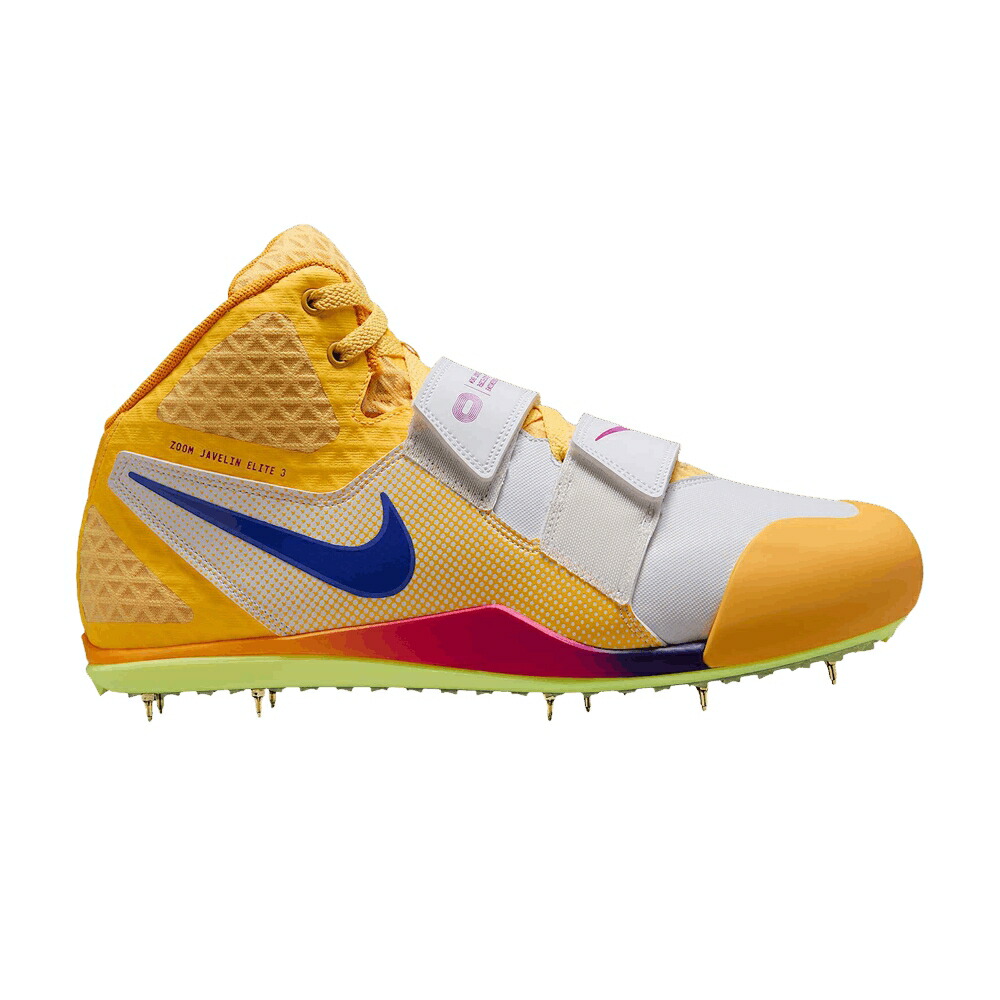 ナイキ ズーム ジャヴェリン ジャベリン エリート 白色 ホワイト レーザー 橙 オレンジ 'CITRON PULSE' スニーカー メンズ NIKE ZOOM JAVELIN ELITE 3 / CITRON PULSE WHITE LASER ORANGE