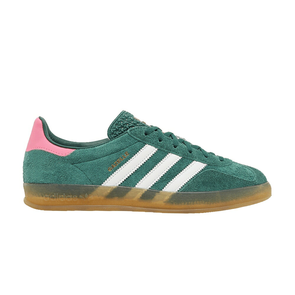 アディダス ガゼル 緑 緑であること 白いこと 白いこと \u0027COLLEGIATE PINK\u0027 スニーカー レディース ADIDAS WMNS GAZELLE INDOOR GREEN / COLLEGIATE GREEN FOOTWEAR WHITE