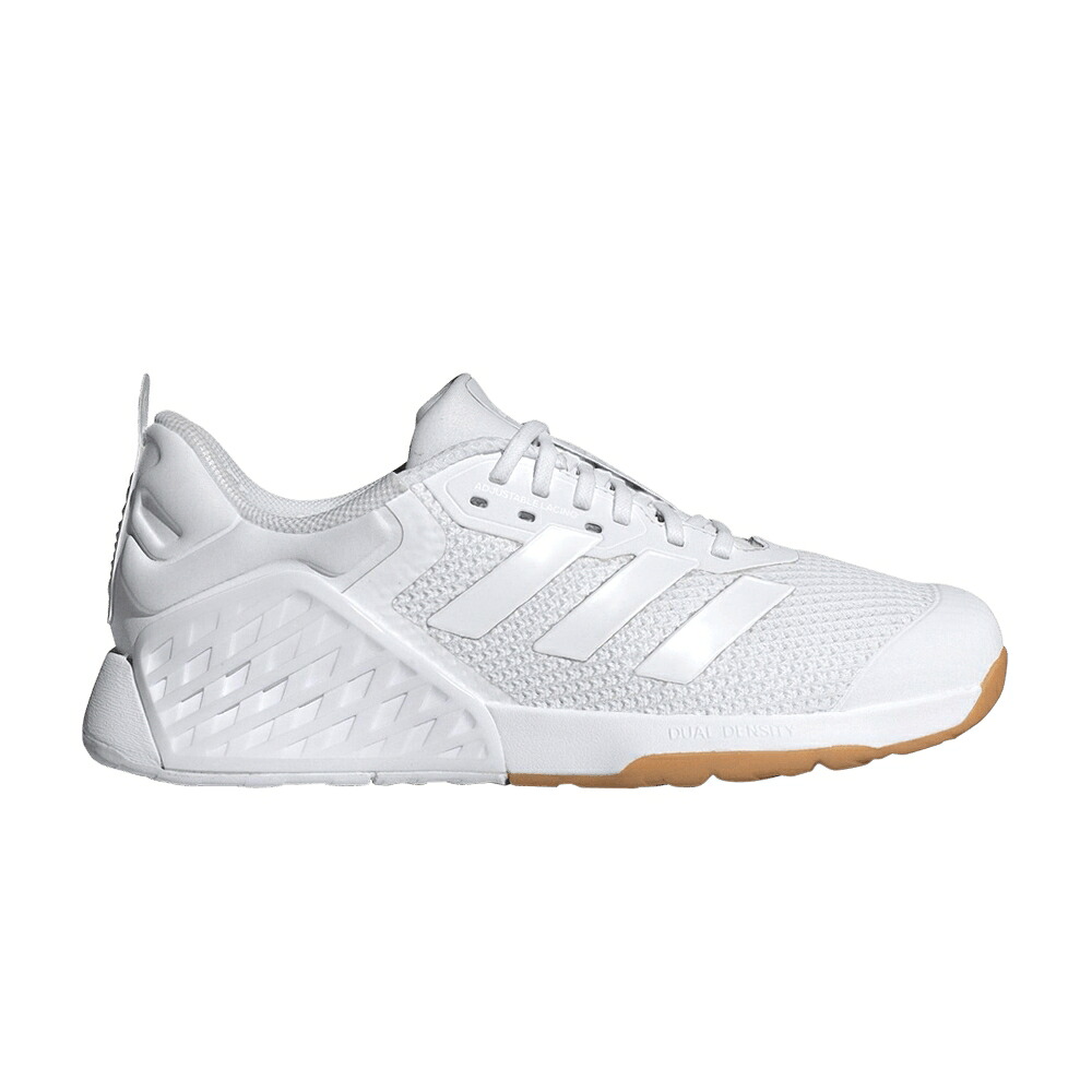 アディダス 白いこと 白いこと \u0027CRYSTAL GUM\u0027 スニーカー レディース ADIDAS WMNS DROPSET 3 WHITE / CLOUD WHITE CRYSTAL WHITE