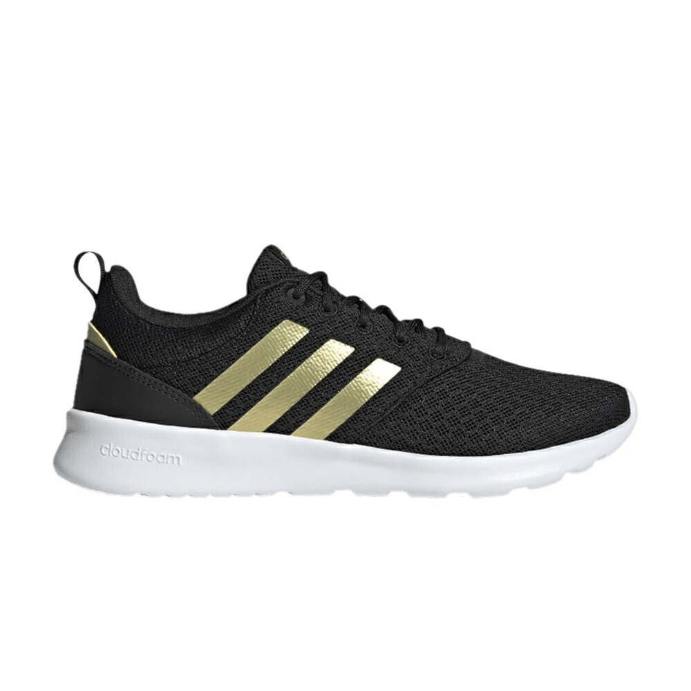 アディダス ゴールド コア 黒色 ブラック 2.0 'BLACK METALLIC' スニーカー レディース ADIDAS WMNS QT RACER GOLD / CORE BLACK GOLD METALLIC CLOUD