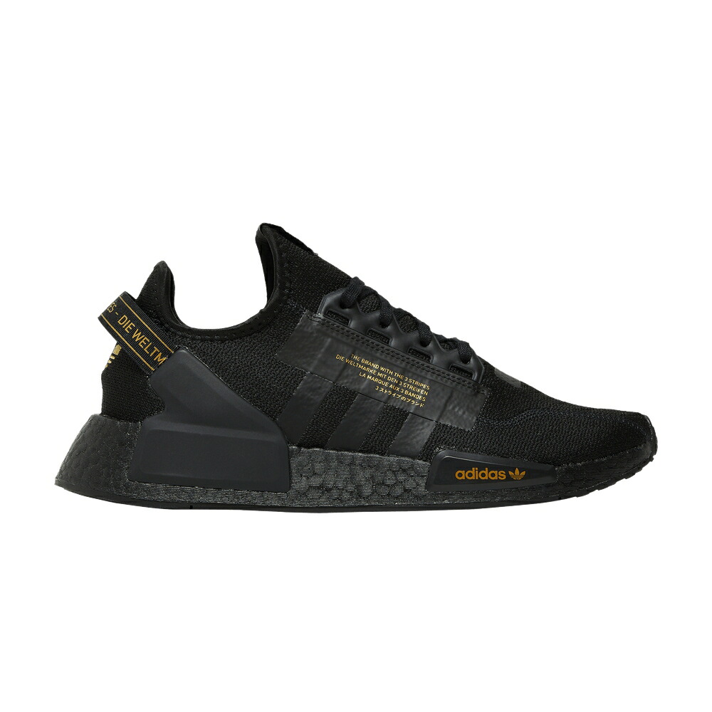 アディダス ゴールド コア 黒色 ブラック NMD_R1 'BLACK METALLIC' スニーカー メンズ ADIDAS V2 GOLD / CORE BLACK CORE BLACK GOLD|スニケス