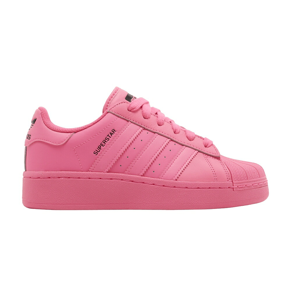 アディダス スーパースター ピンク コア 黒色 ブラック 'LUCID PINK' スニーカー レディース ADIDAS WMNS SUPERSTAR XLG / LUCID PINK LUCID PINK CORE BLACK｜スニケス