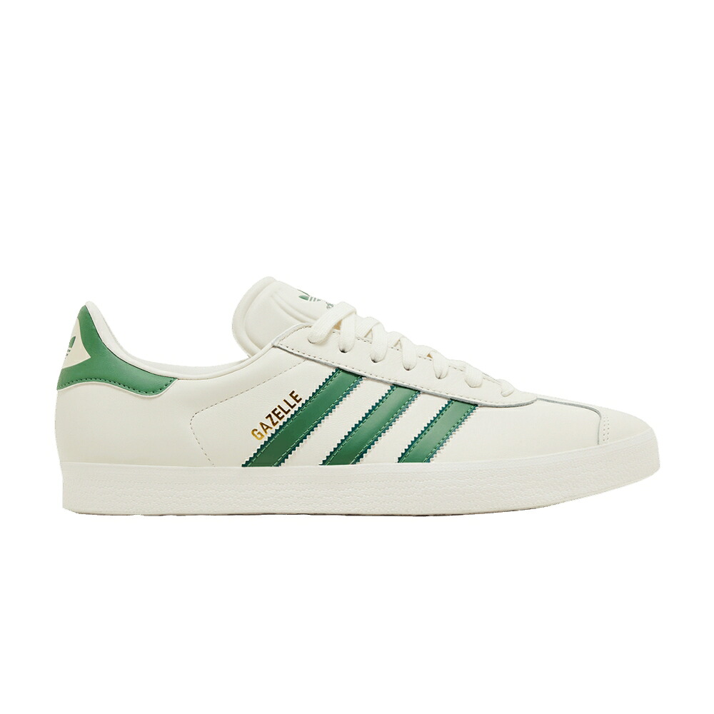 アディダス ガゼル 白いこと 白いこと 緑 緑であること \u0027OFF GREEN\u0027 スニーカー メンズ ADIDAS GAZELLE WHITE COLLEGIATE / OFF WHITE PRELOVED GREEN スニーカー-メンズ靴