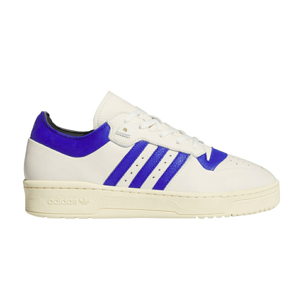 アディダス 白色 ホワイト クリーム 青色 ブルー CREAM BLUE スニーカー メンズ ADIDAS RIVALRY 86 LOW WHITE LUCID / CREAM WHITE LUCID BLUE EASY
