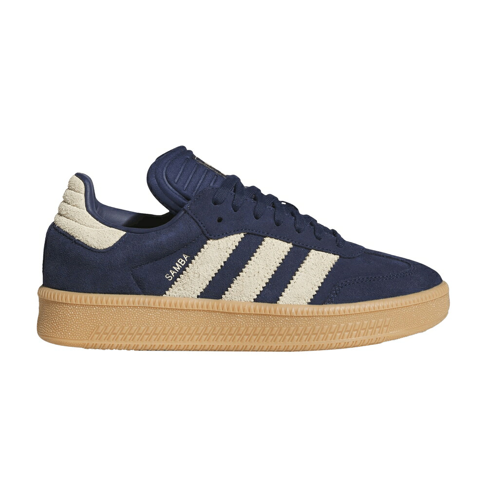 アディダス サンバ 藍色 インディゴ ウォーム ナイト爵 \u0027NIGHT VANILLA\u0027 スニーカー メンズ ADIDAS SAMBA XLG INDIGO WARM FOOTLOCKER EXCLUSIVE / NIGHT INDIGO GUM WARM VANILLA