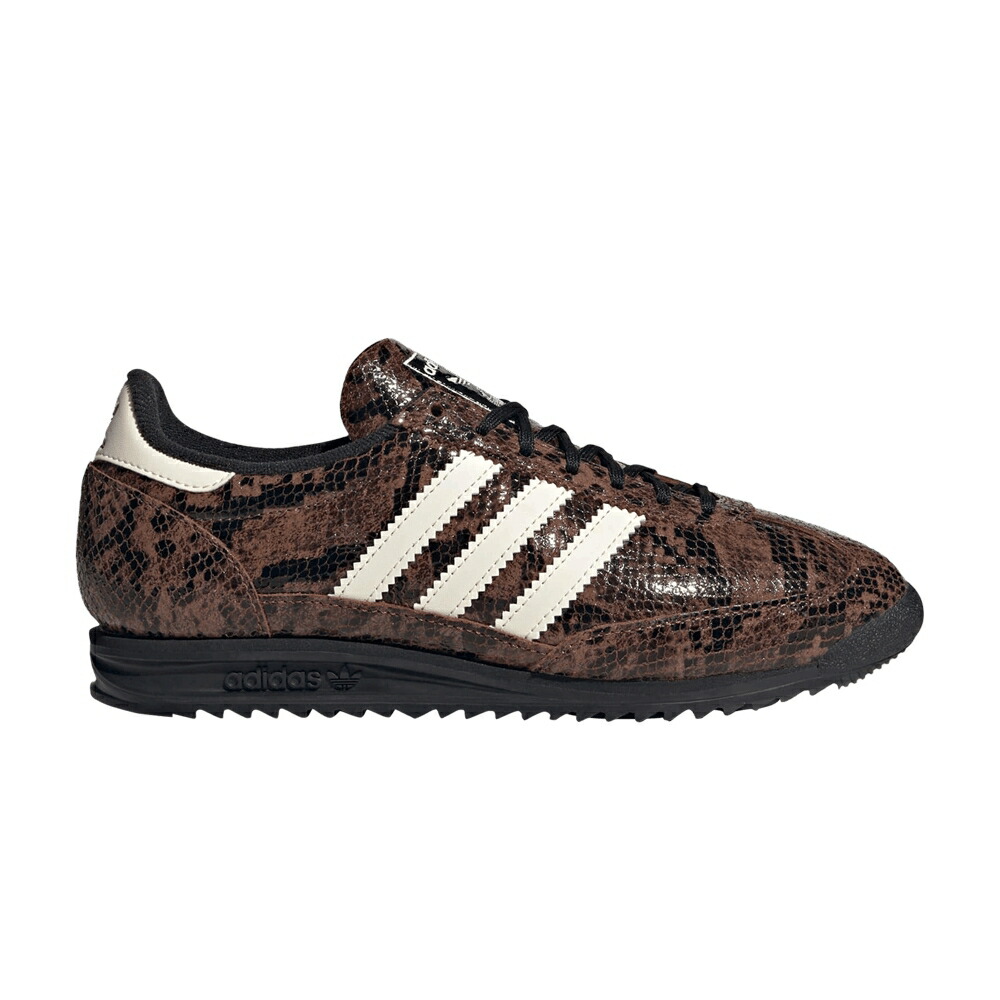 アディダス 茶色 ブラウン コア 黒色 ブラック クリーム NAKESKIN BROWN スニーカー レディース ADIDAS WMNS SL72 OG / PRELOVED BROWN CORE BLACK CREAM