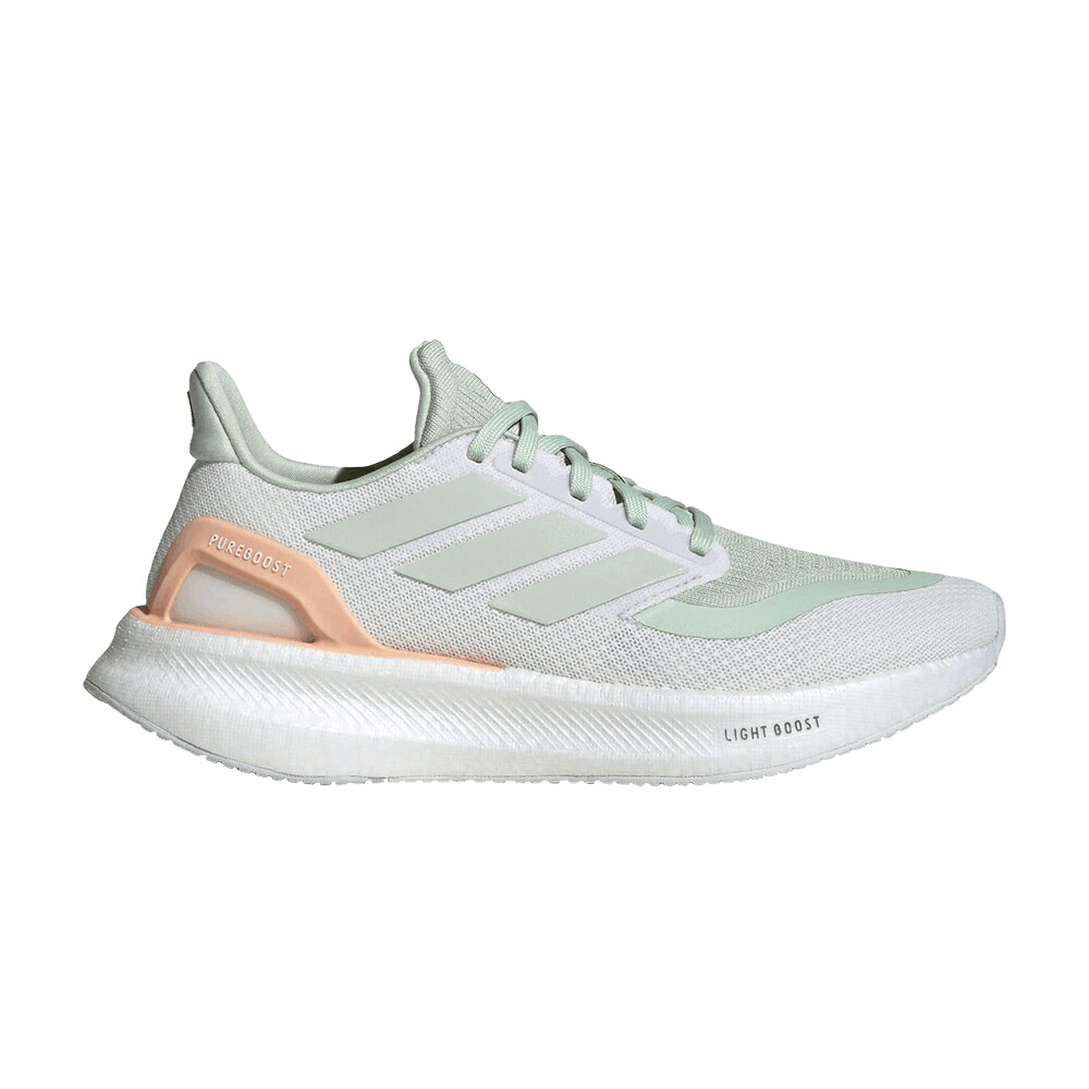 アディダス 緑 グリーン 'LINEN GREEN' スニーカー レディース ADIDAS WMNS PUREBOOST 5 / LINEN GREEN LINEN GREEN POWDER