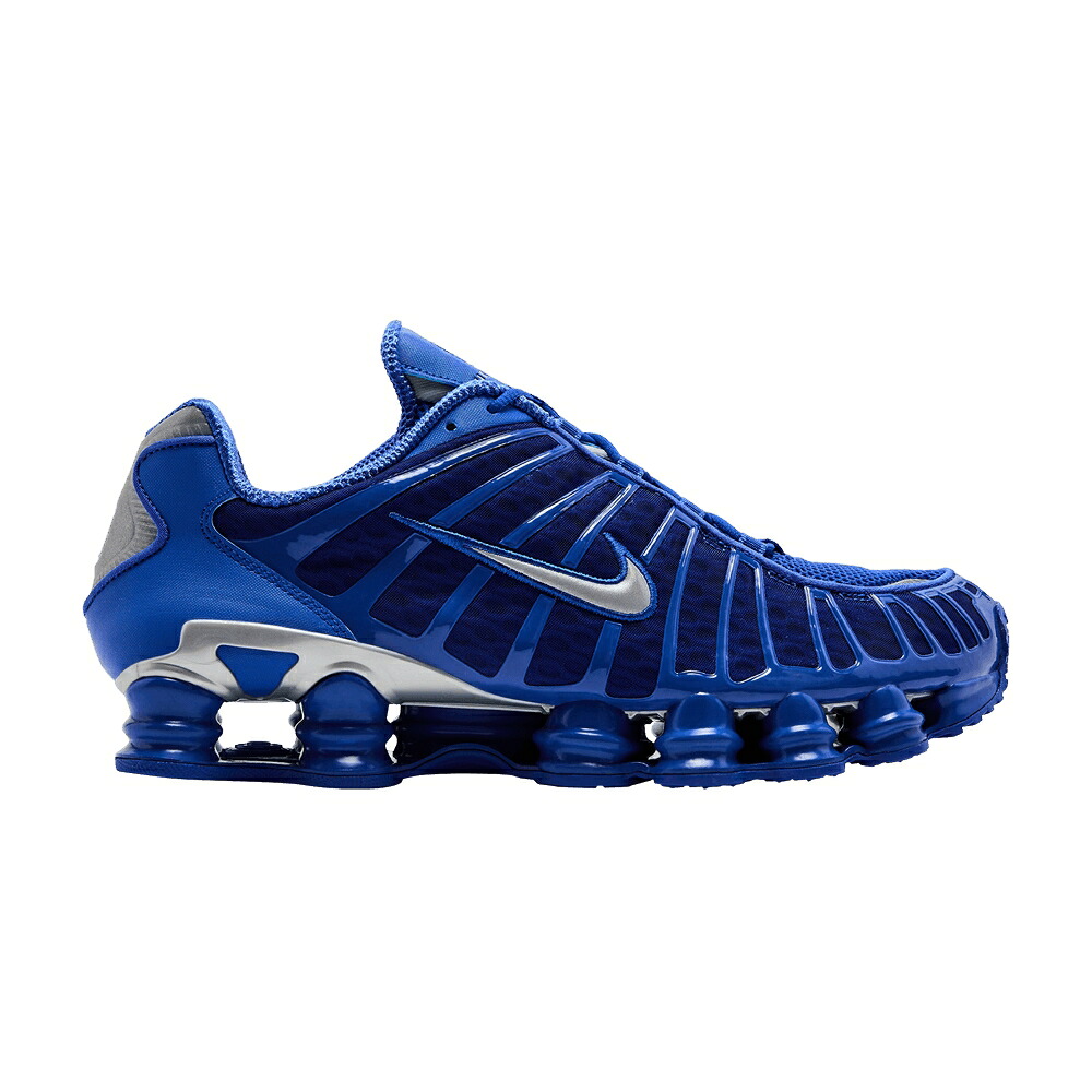 ナイキ ショックス しろがね色 しろがね色 \u0027HYPER ROYAL\u0027 スニーカー メンズ NIKE SHOX TL / HYPER ROYAL METALLIC SILVER