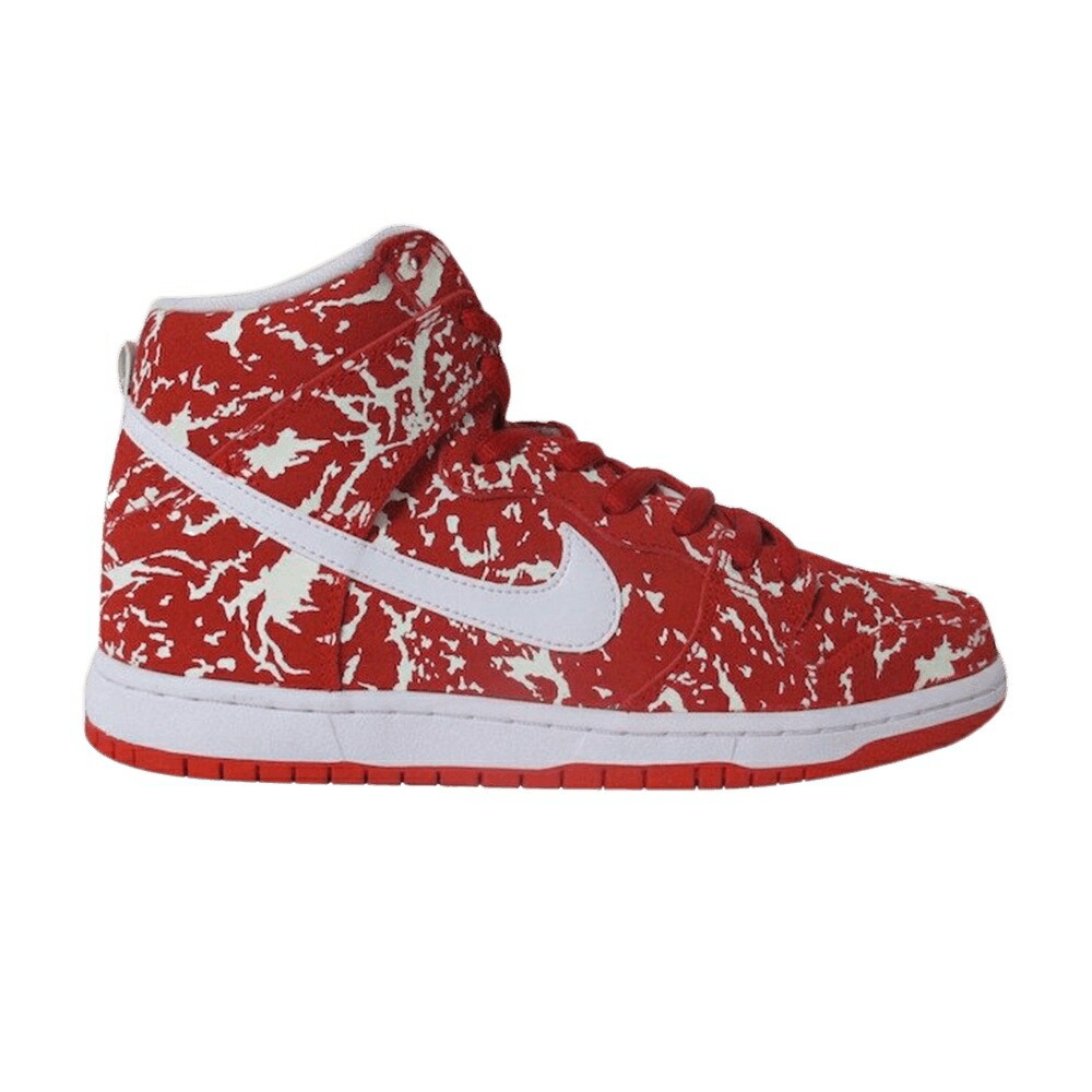 ナイキ エスビー ダンク ハイ 赤 レッド ダンクハイ RAW MEAT スニーカー メンズ NIKE SB DUNK HIGH PRM / CHALLENGE RED CHALLENGE RED