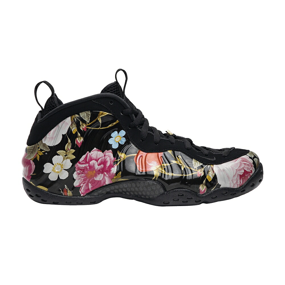 ナイキ フォームポジット 黒いこと 黒いこと エアフォームポジットワン \u0027FLORAL\u0027 スニーカー メンズ NIKE AIR FOAMPOSITE ONE / BLACK MULTI COLOR