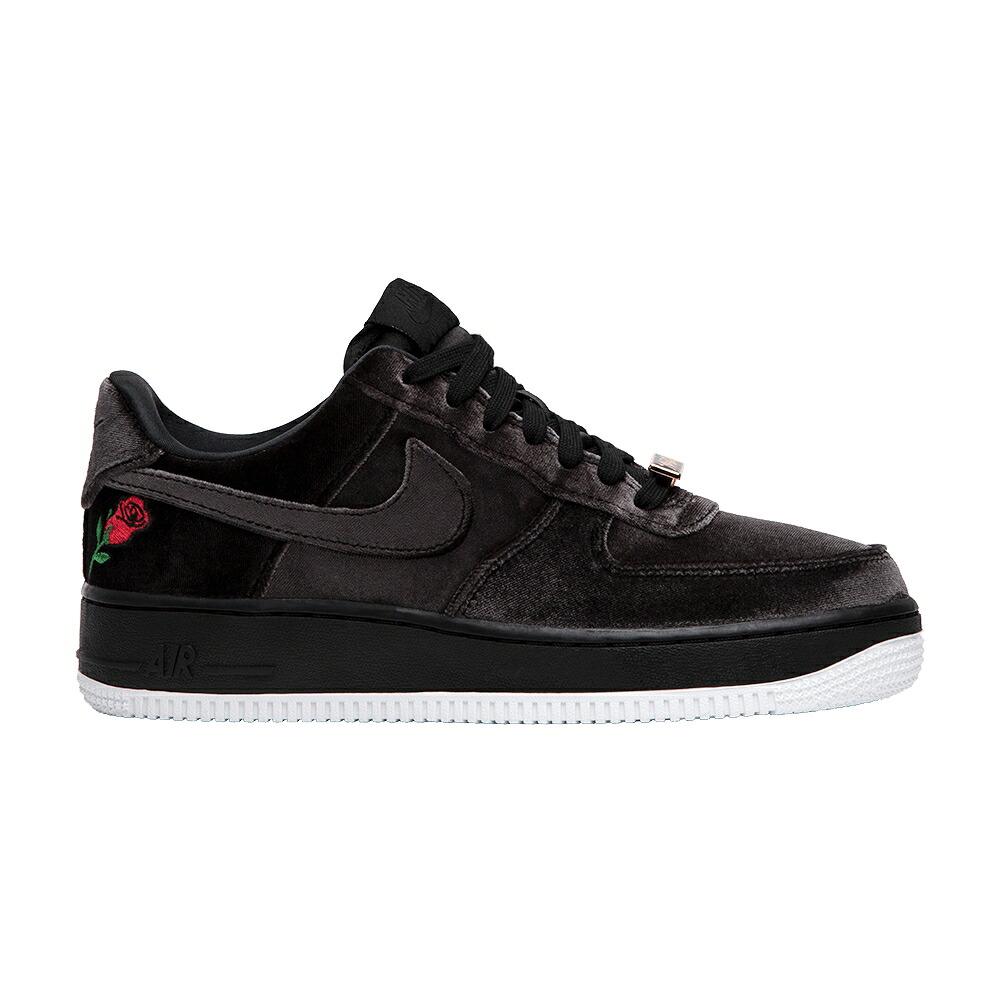 ナイキ 黒いこと 黒いこと 白いこと 白いこと 空軍 \u0027VELVET ROSE\u0027 スニーカー メンズ NIKE AIR FORCE 1 07 QS / BLACK BLACK WHITE