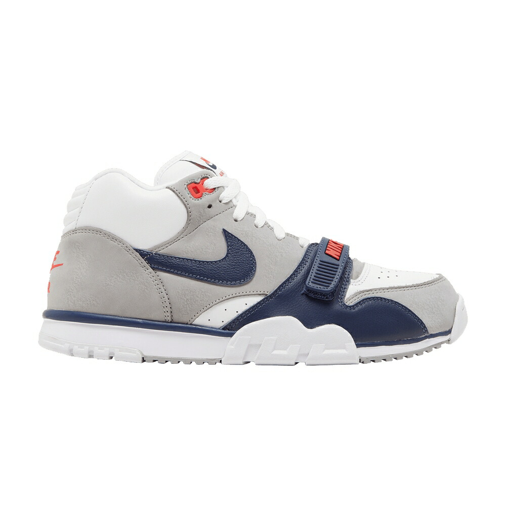 ナイキ トレーナー 白色 ホワイト 紺色 ネイビー 灰色 グレー エアトレーナー MIDNIGHT NAVY スニーカー メンズ NIKE AIR TRAINER 1 / WHITE MIDNIGHT NAVY MEDIUM GREY