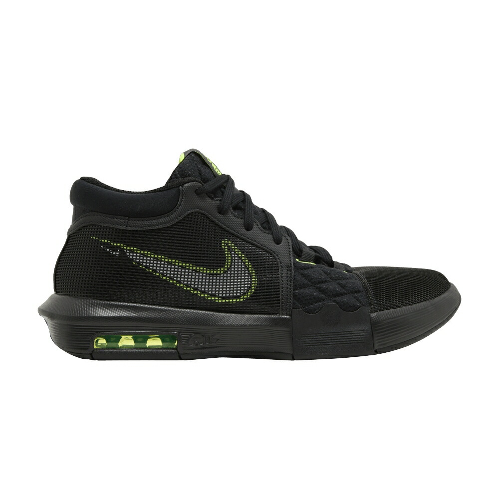 ナイキ レブロン 黒色 ブラック 白色 ホワイト ウィットネス BLACK VOLT スニーカー メンズ NIKE LEBRON WITNESS 8 / BLACK VOLT WHITE