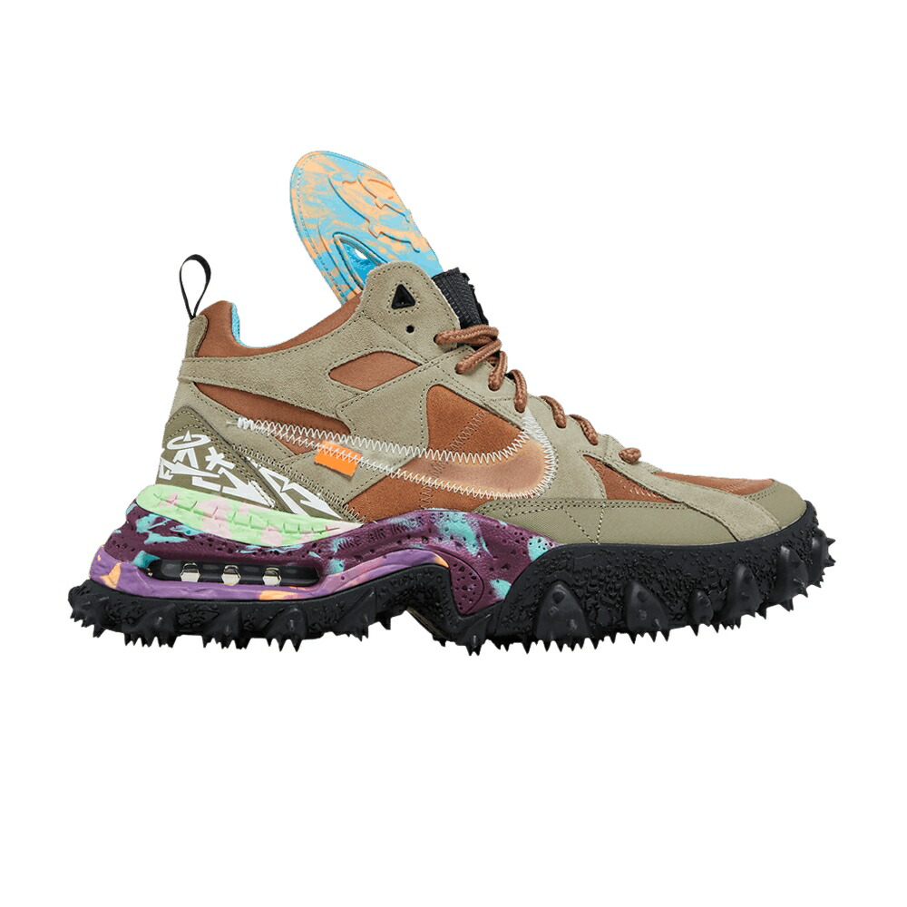 ナイキ 象牙色 赤銅色 赤銅色 黒いこと 黒いこと \u0027ARCHAEO BROWN\u0027 スニーカー メンズ NIKE OFF-WHITE X AIR TERRA FORMA / ARCHAEO BROWN BLACK CLEAR