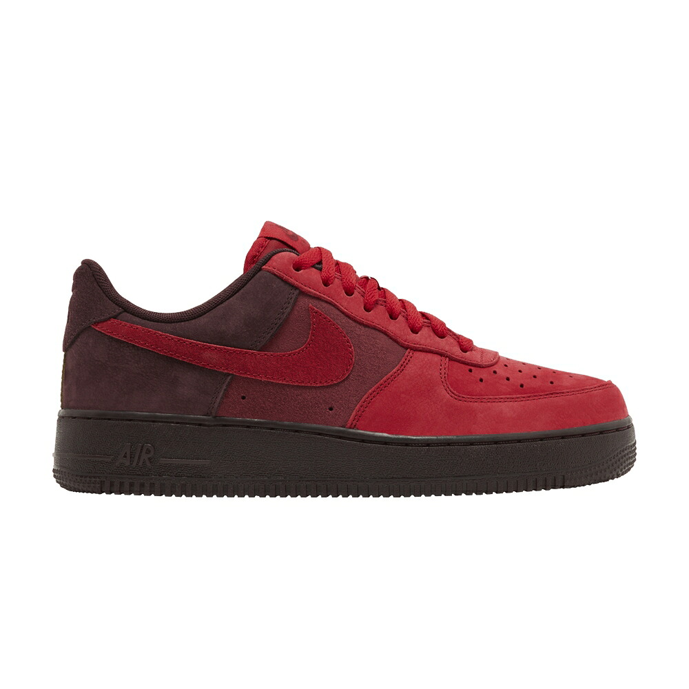 ナイキ 赤 レッド ワイン色 バーガンディー エアフォース 'LAYERS LOVE' スニーカー メンズ NIKE AIR FORCE 1 LOW OF / UNIVERSITY RED BURGUNDY CRUSH